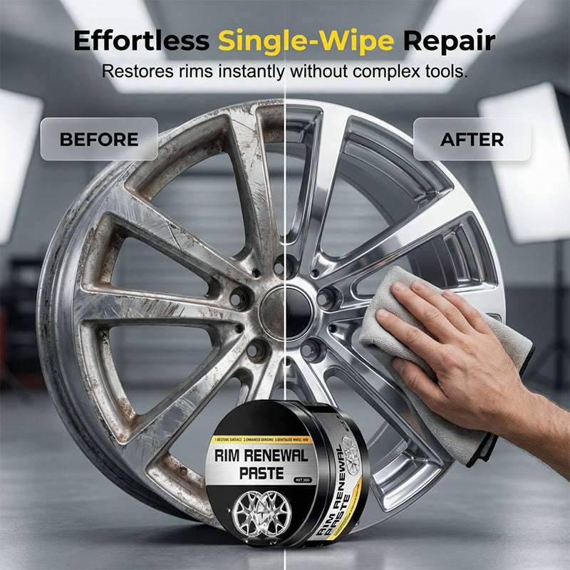 🏆 Last Day Special Price!🎁All-in-One Wheel Care & Restoration Paste