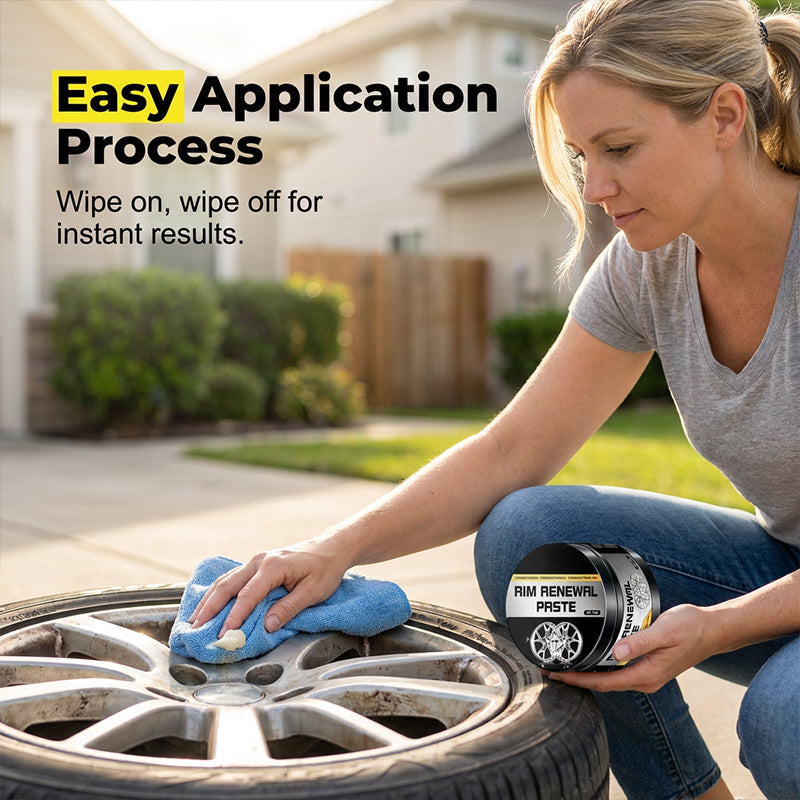 🏆 Last Day Special Price!🎁All-in-One Wheel Care & Restoration Paste