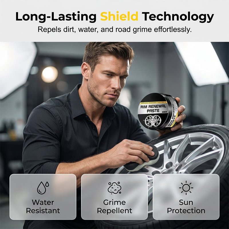 🏆 Last Day Special Price!🎁All-in-One Wheel Care & Restoration Paste