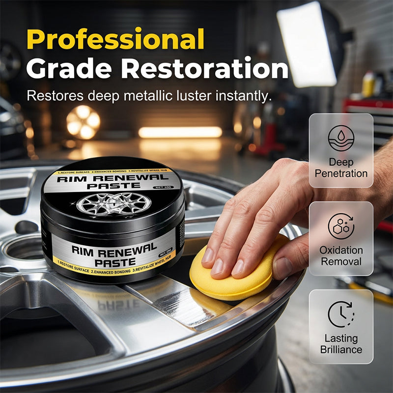 🏆 Last Day Special Price!🎁All-in-One Wheel Care & Restoration Paste