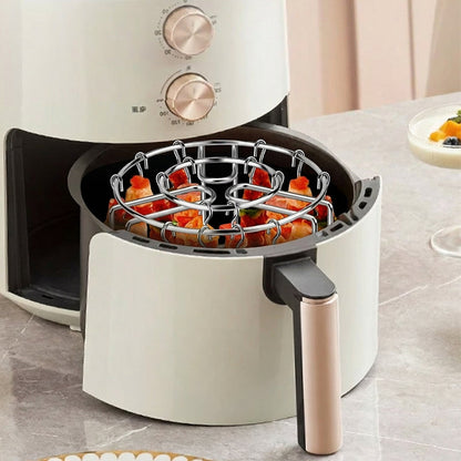 Stainless Steel Air Fryer Skewer Rack Stand