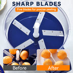 🎄✨50% OFF! 🍇🧄 Transparent electric fruit and vegetable peeler – Fast, easy, and efficient. Perfect for everyday kitchen tasks!