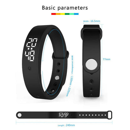 🏆Flash Sale 50% OFF!💥SmartSense Fitness Band | Pedometer, Calorie Tracker, Vibration Alarm