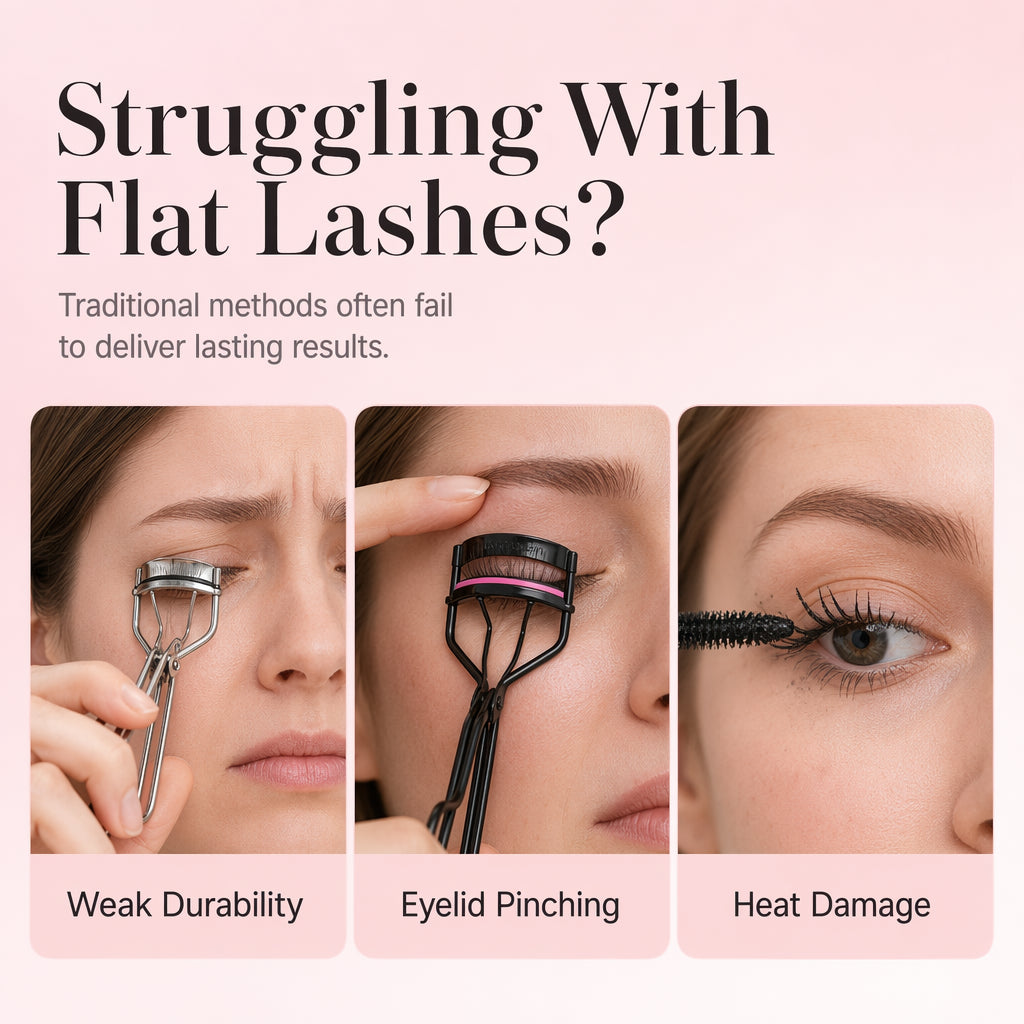 📢📢50% OFF !!⏰ ✨Rechargeable Heated Eyelash Curler | Get Long-Lasting Perfect Lash Curls Anytime🔋