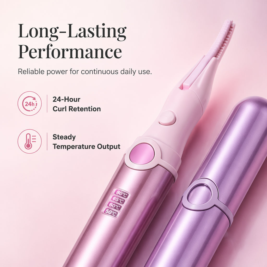 📢📢50% OFF !!⏰ ✨Rechargeable Heated Eyelash Curler | Get Long-Lasting Perfect Lash Curls Anytime🔋