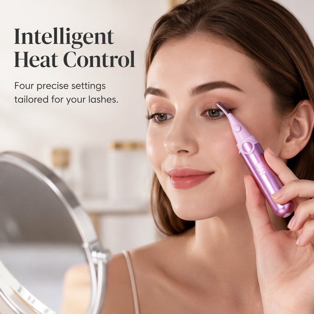 📢📢50% OFF !!⏰ ✨Rechargeable Heated Eyelash Curler | Get Long-Lasting Perfect Lash Curls Anytime🔋