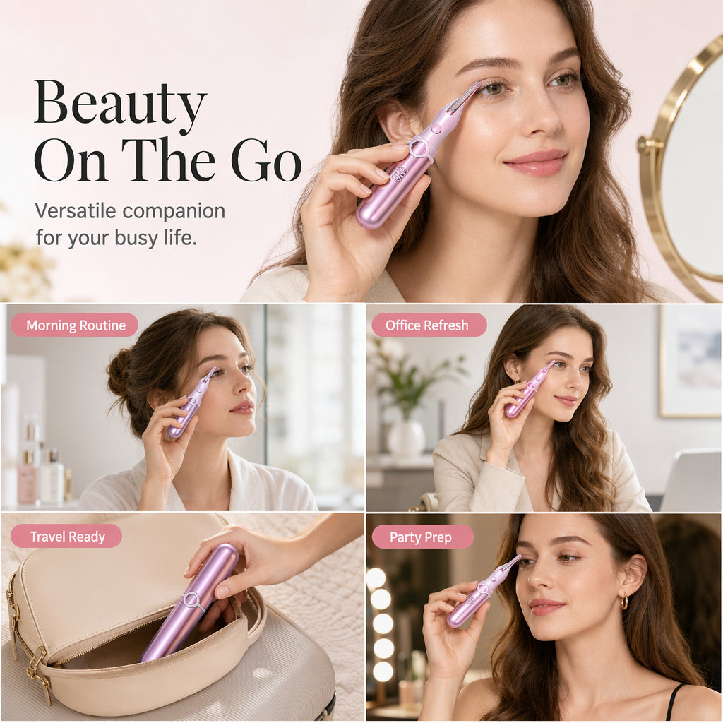📢📢50% OFF !!⏰ ✨Rechargeable Heated Eyelash Curler | Get Long-Lasting Perfect Lash Curls Anytime🔋