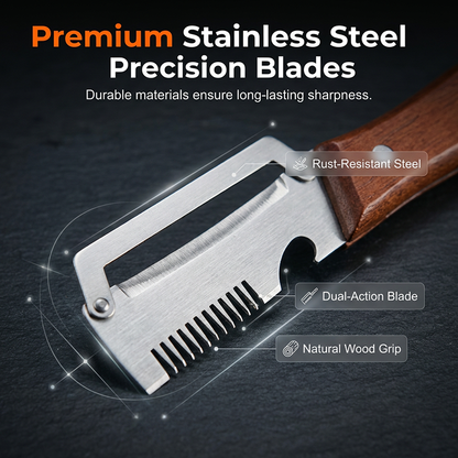 🥬 50% OFF NOW! 🔪 3-in-1 Scallion Shredder & Peeler – Multi-blade, easy to use & compact – Perfect for quick prep in any kitchen 🍳