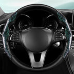 Mosaic Pattern Segmented Steering Wheel Cover