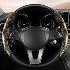 Mosaic Pattern Segmented Steering Wheel Cover