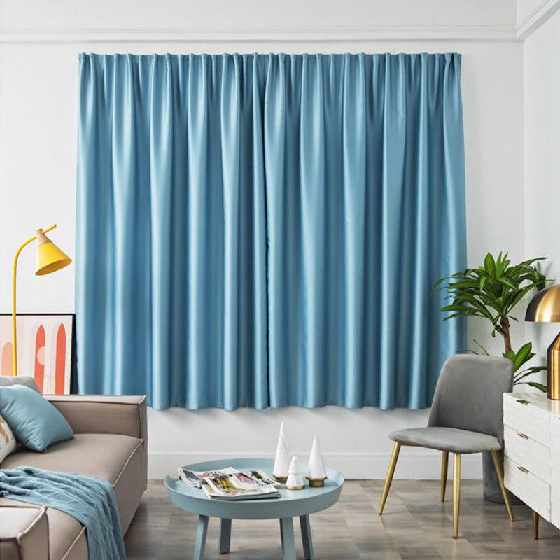 🔥The ultimate light-blocking solution! 🥰A godsend for those who love to sleep in.Self-Adhesive Blackout Curtain for Bedroom