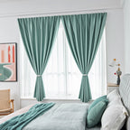 🔥The ultimate light-blocking solution! 🥰A godsend for those who love to sleep in.Self-Adhesive Blackout Curtain for Bedroom