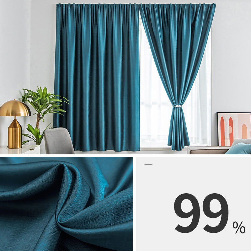 🔥The ultimate light-blocking solution! 🥰A godsend for those who love to sleep in.Self-Adhesive Blackout Curtain for Bedroom