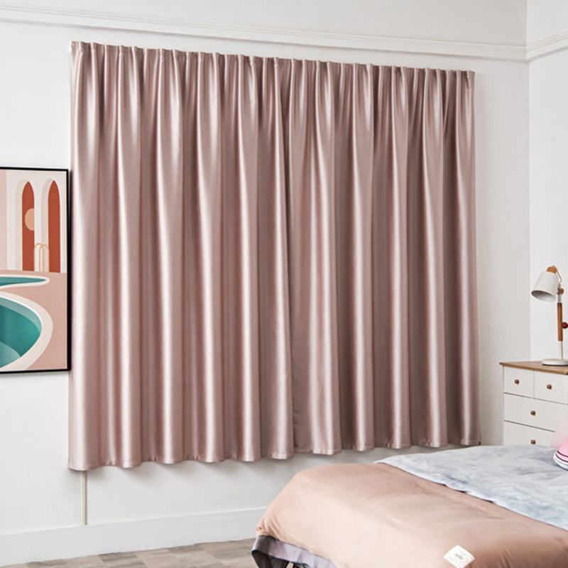 🔥The ultimate light-blocking solution! 🥰A godsend for those who love to sleep in.Self-Adhesive Blackout Curtain for Bedroom
