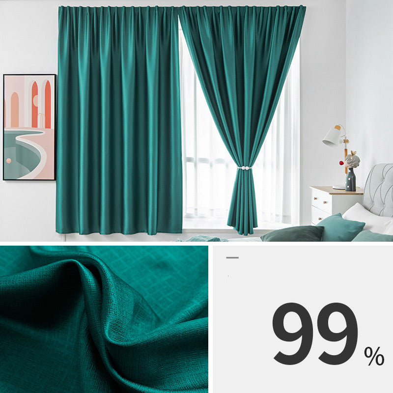🔥The ultimate light-blocking solution! 🥰A godsend for those who love to sleep in.Self-Adhesive Blackout Curtain for Bedroom