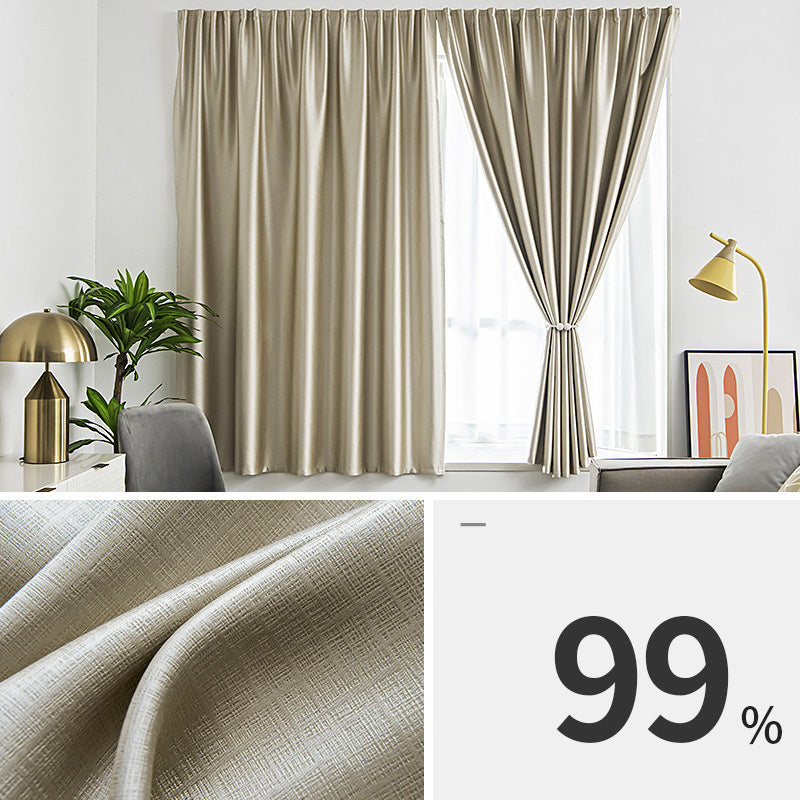🔥The ultimate light-blocking solution! 🥰A godsend for those who love to sleep in.Self-Adhesive Blackout Curtain for Bedroom