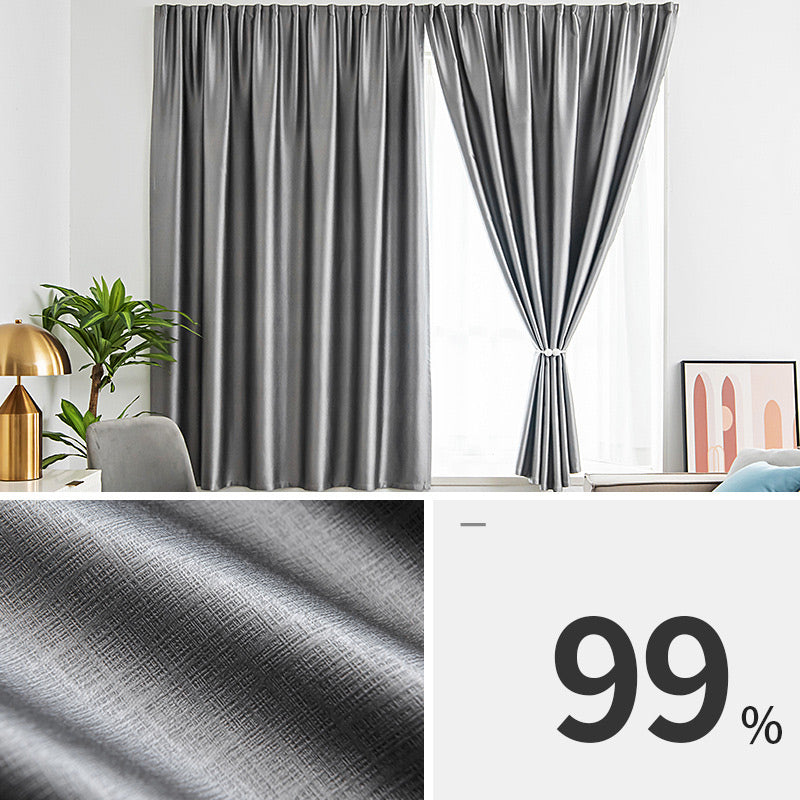 🔥The ultimate light-blocking solution! 🥰A godsend for those who love to sleep in.Self-Adhesive Blackout Curtain for Bedroom