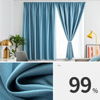 🔥The ultimate light-blocking solution! 🥰A godsend for those who love to sleep in.Self-Adhesive Blackout Curtain for Bedroom