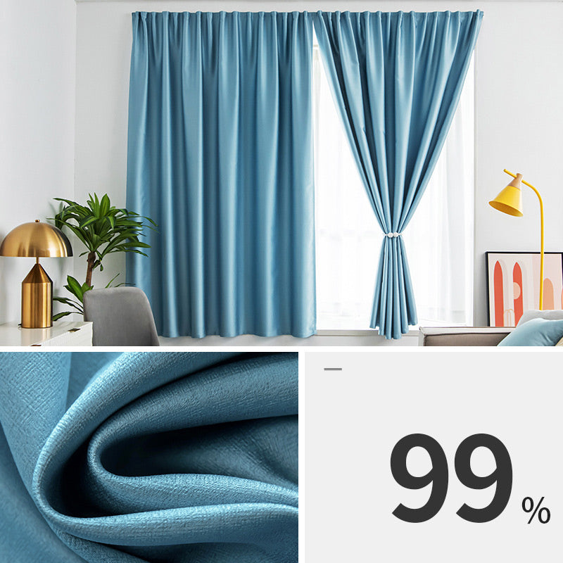 🔥The ultimate light-blocking solution! 🥰A godsend for those who love to sleep in.Self-Adhesive Blackout Curtain for Bedroom