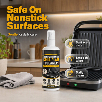 🔥🔥A Great Helper for Household Cleaning🥰.Sandwich Maker Grill Plate Cleaner Spray