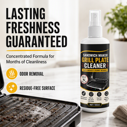 🔥🔥A Great Helper for Household Cleaning🥰.Sandwich Maker Grill Plate Cleaner Spray