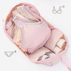 📢📢50% OFF !!⏰ 👙 Portable Underwear Storage Bag for Travel – Spherical Dome Design, Compartmentalized Interior & Durable Polyester ✨