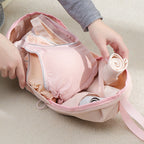 📢📢50% OFF !!⏰ 👙 Portable Underwear Storage Bag for Travel – Spherical Dome Design, Compartmentalized Interior & Durable Polyester ✨