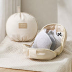 📢📢50% OFF !!⏰ 👙 Portable Underwear Storage Bag for Travel – Spherical Dome Design, Compartmentalized Interior & Durable Polyester ✨