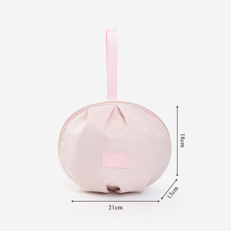 📢📢50% OFF !!⏰ 👙 Portable Underwear Storage Bag for Travel – Spherical Dome Design, Compartmentalized Interior & Durable Polyester ✨