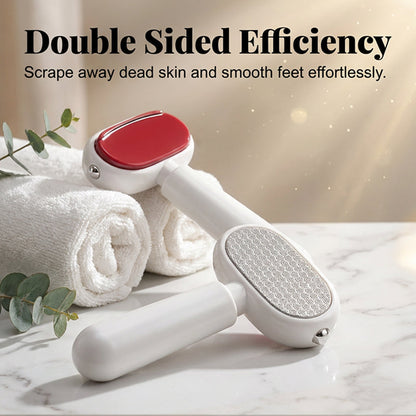 🏆 50% OFF NOW! 🦶 Double-Sided Foot Scraper – Removes calluses & dead skin easily – For smooth, baby-soft feet at home ✨