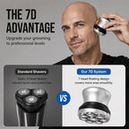 🔥Rotary Electric Head Shaver.🔥The 2026 model of the latest magnetic-head, six-blade dual-purpose trimmer conforms to the skin in any area, making it easy to trim beards and hair.