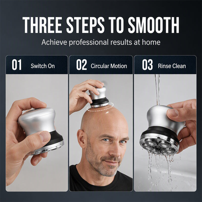 🔥Rotary Electric Head Shaver.🔥The 2026 model of the latest magnetic-head, six-blade dual-purpose trimmer conforms to the skin in any area, making it easy to trim beards and hair.