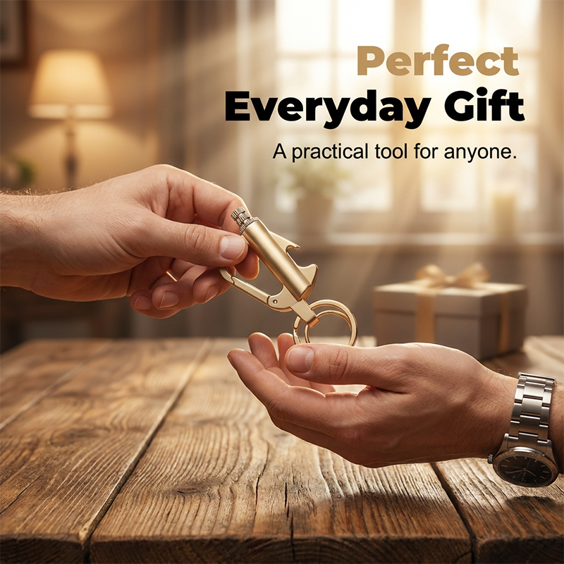Multifunctional Permanent Match Keychain