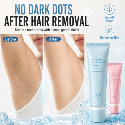 ⏳LAST DAY SALE 50% OFF! ✨ Gentle Hair Removal Cream 🌸 Smooth & Easy Hair Removal | Leaves Skin Feeling Soft & Silky | Perfect for Legs, Arms & Underarms 💖2
