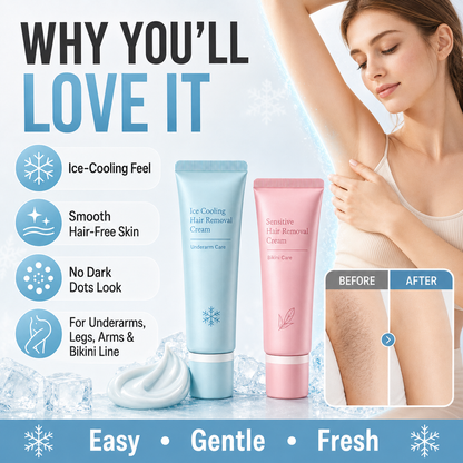 ⏳LAST DAY SALE 50% OFF! ✨ Gentle Hair Removal Cream 🌸 Smooth & Easy Hair Removal | Leaves Skin Feeling Soft & Silky | Perfect for Legs, Arms & Underarms 💖2