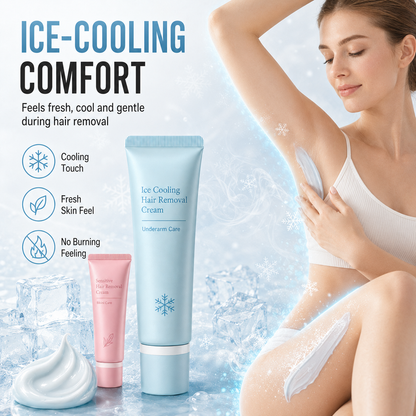 ⏳LAST DAY SALE 50% OFF! ✨ Gentle Hair Removal Cream 🌸 Smooth & Easy Hair Removal | Leaves Skin Feeling Soft & Silky | Perfect for Legs, Arms & Underarms 💖2