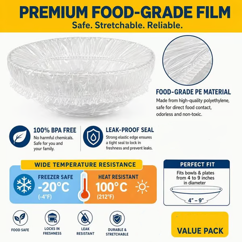 Disposable Elastic Food Bowls Covers
