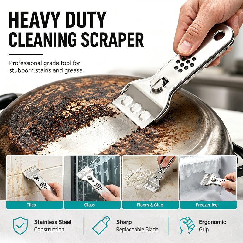 Stainless Steel Cooktop Scraper