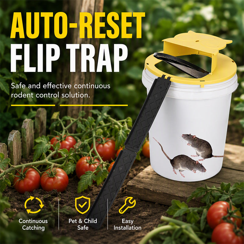 🥳HOT SALE!Automatic Reset Flip Lid Mouse Trap🏠✨