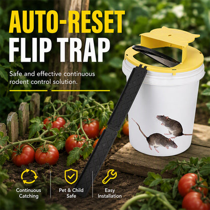 🥳HOT SALE!Automatic Reset Flip Lid Mouse Trap🏠✨