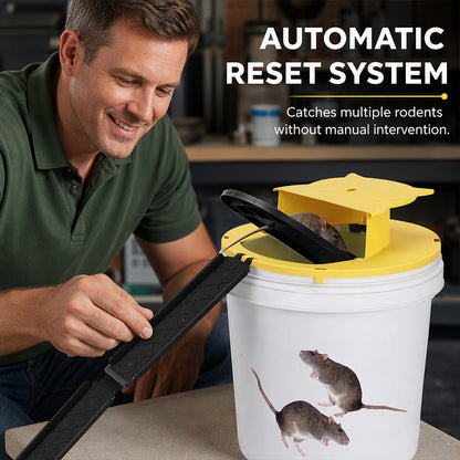 🥳HOT SALE!Automatic Reset Flip Lid Mouse Trap🏠✨