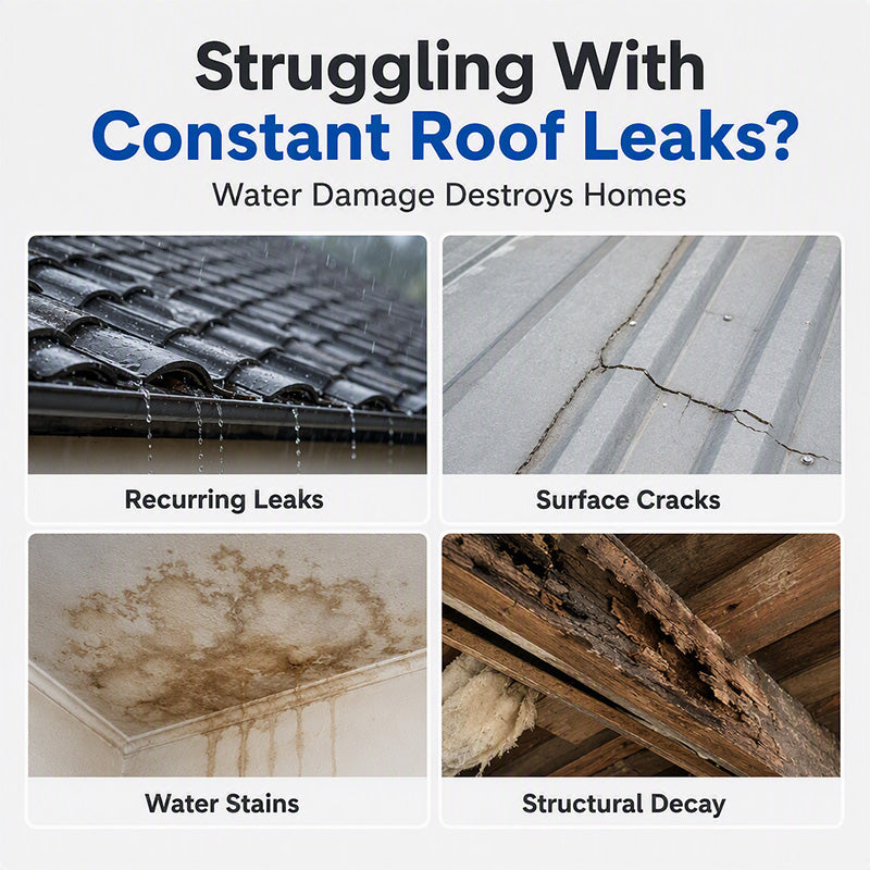 Transparent Roof Waterproof Sealant with Brush