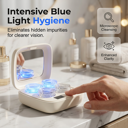 Ultrasonic Contact Lens Cleaner Case