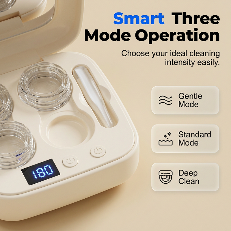 Ultrasonic Contact Lens Cleaner Case