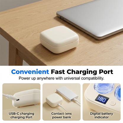 Ultrasonic Contact Lens Cleaner Case