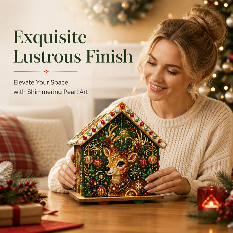 Limited-time 50% off! 🎁 Creative Christmas Crafts | 🎄✨ DIY Beading Kit, create 3D Christmas paintings, 🎅 Make your own 3D Christmas decorations!