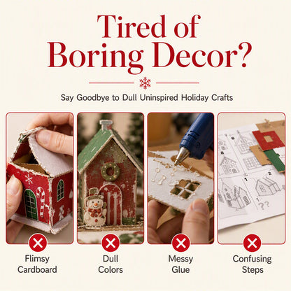 Limited-time 50% off! 🎁 Creative Christmas Crafts | 🎄✨ DIY Beading Kit, create 3D Christmas paintings, 🎅 Make your own 3D Christmas decorations!