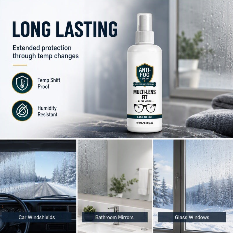 Multi-Purpose Anti-Fog Spray for Lenses & Glass