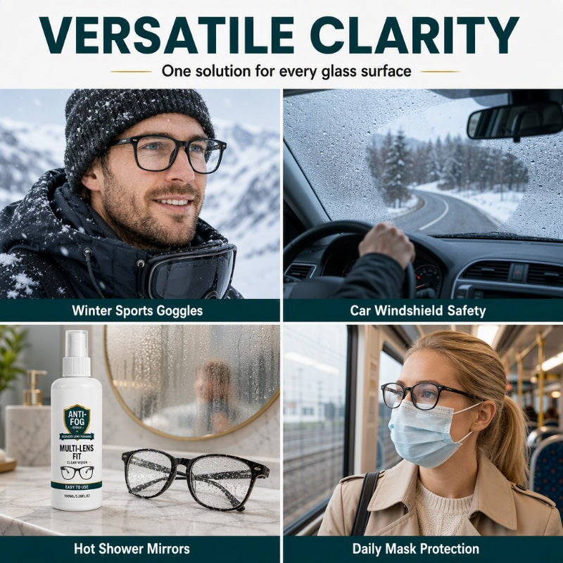 Multi-Purpose Anti-Fog Spray for Lenses & Glass