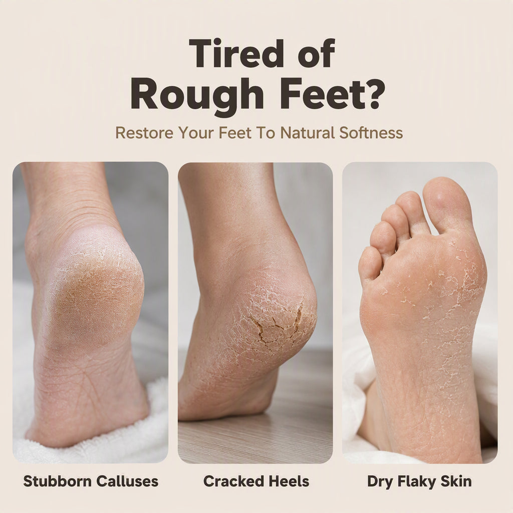 🥳HOT SALE🥳💞10K+ SOLD! Foot Remover ! 3-in-1, nano glass & dual speed. Soft, smooth feet – grab yours! ✅